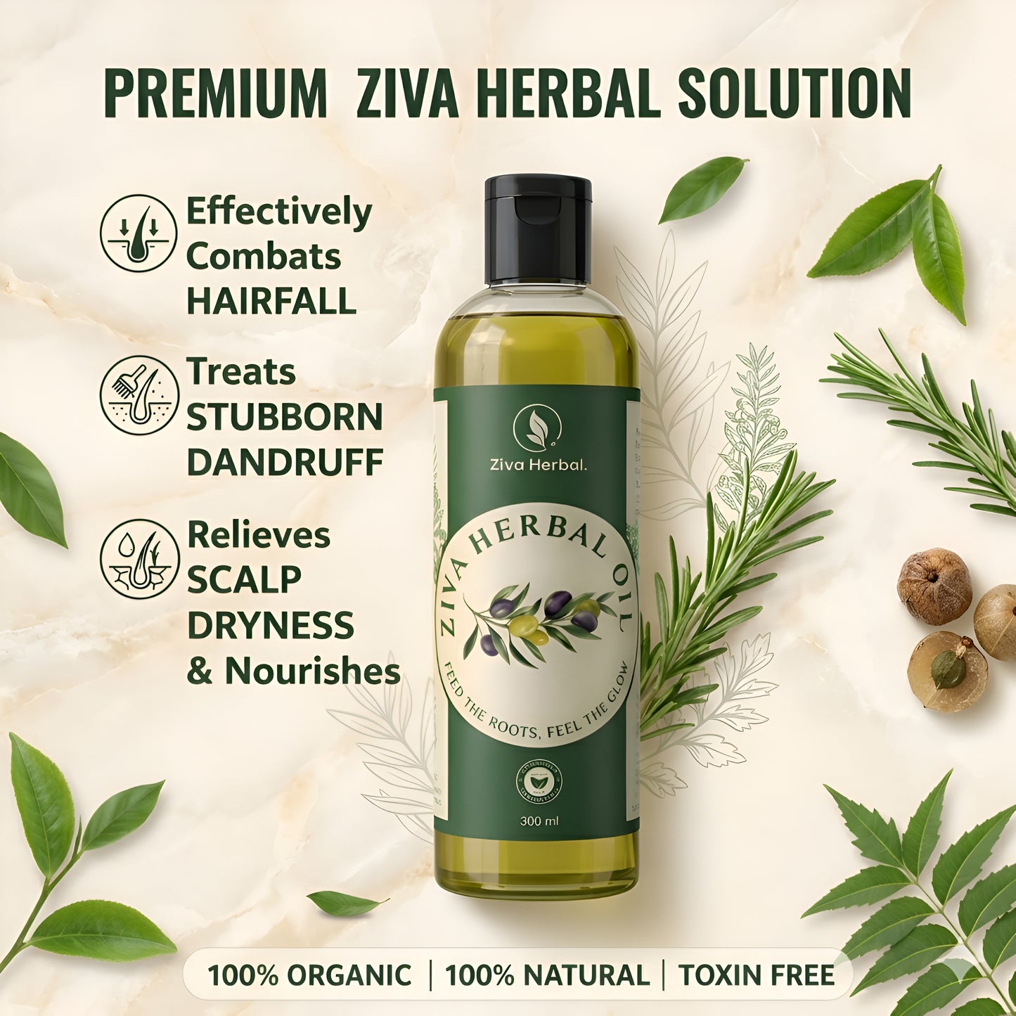 Ziva Herbal Hair Oil 300ml